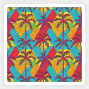 Palm tree pattern 06 Sticker